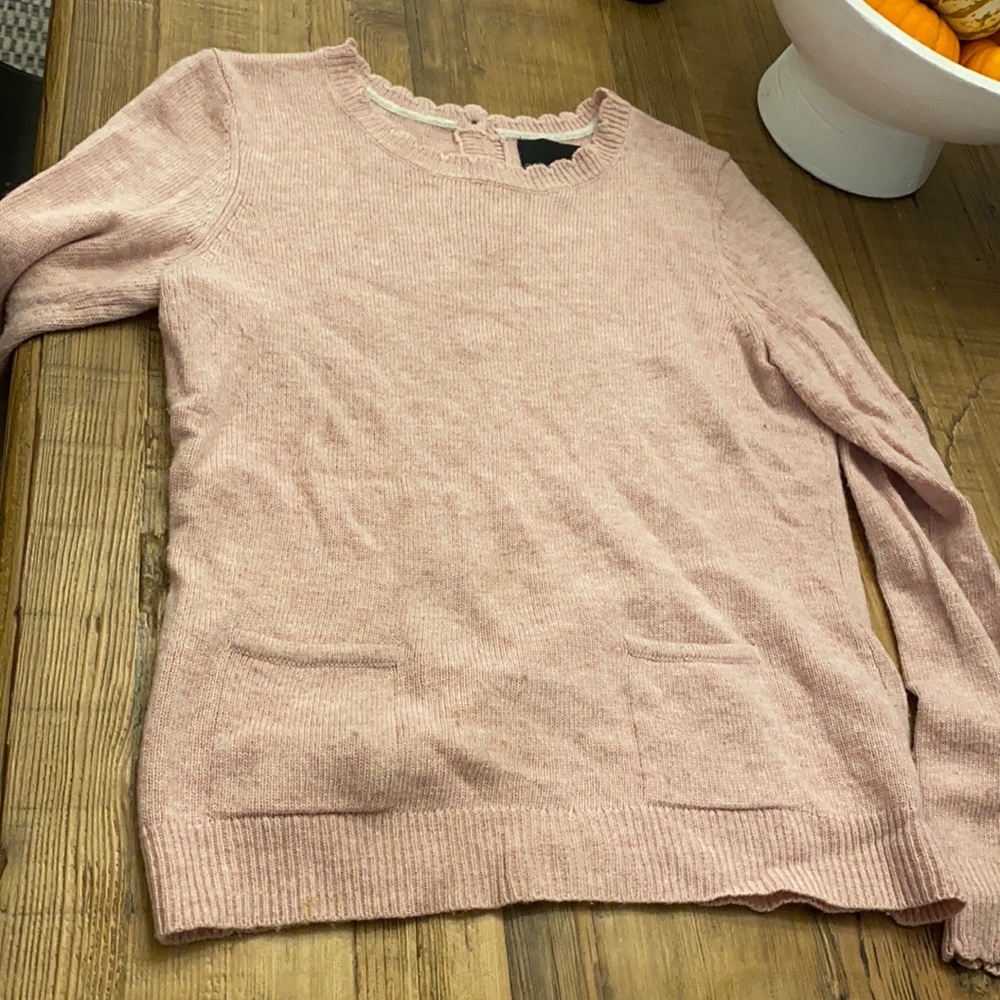 Soft pink sweater